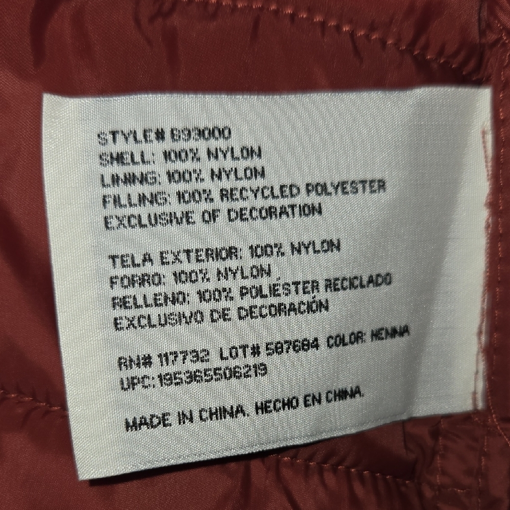 Zeroxposure Women's Quilted Ski Jacket - Rust Red  NWOT - Picture 7 of 9